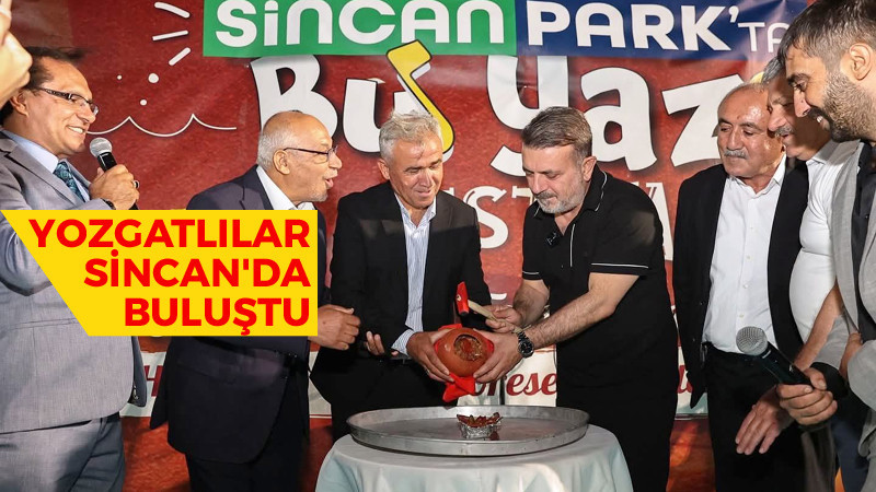 Sincan Park'ta Yozgatlılar Gecesi Düzenlendi