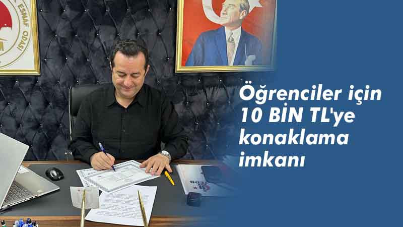 Ankara'da Tüm Emlakçılar Odası'ndan Öğrencilere Destek