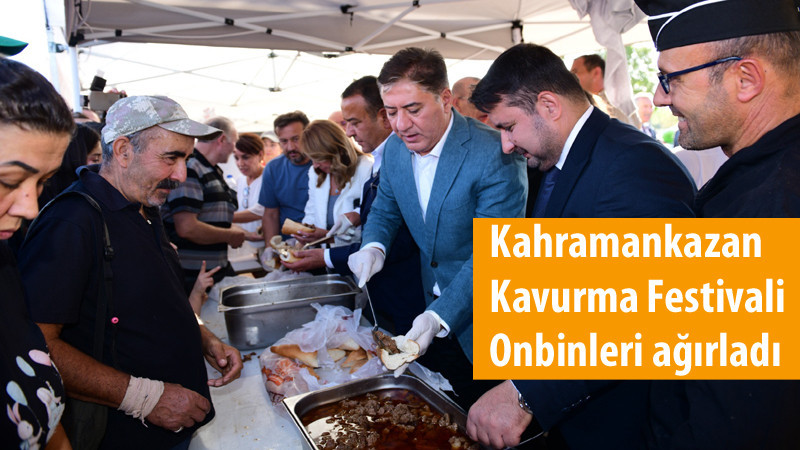 Kahramankazan Kavurma Festivali On Binlerce Kişiyi Ağırladı