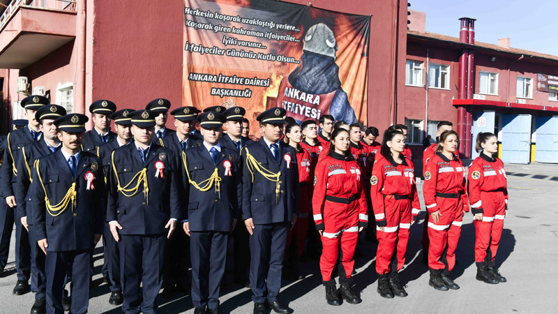 Ankara'da 'İtfaiye Haftası' Kutlanmaya Başladı