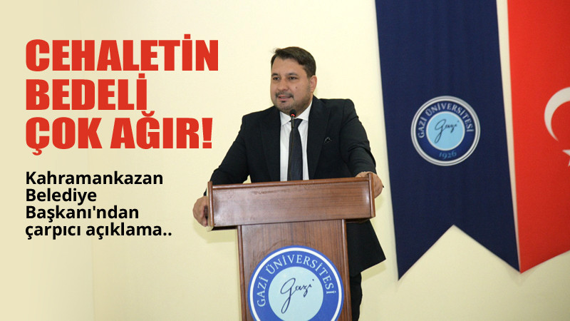 Selim Çırpanoğlu: Cehaletin Bedeli Çok Daha Ağır