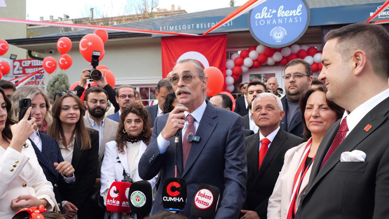 Etimesgut'ta Ahikent Kent Lokantası Hizmete Açıldı