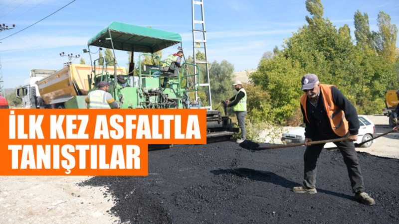 Çalta Mahallesi Tarihinde İlk Kez Asfalt Gördü