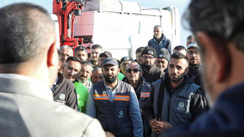 Etimesgut'ta Temizlik Personeliyle Değerlendirme Toplantısı