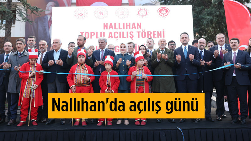 Nallıhan'da Toplu Açılış Törenleri Düzenlendi