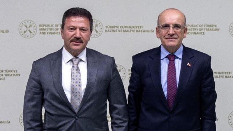 Mehmet Yiğiner'den Mehmet Şimşek'e Ziyaret