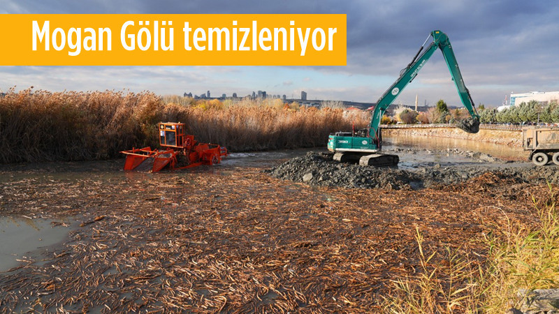 Mogan Gölü'nde Temizlik Çalışmaları Tamamlandı