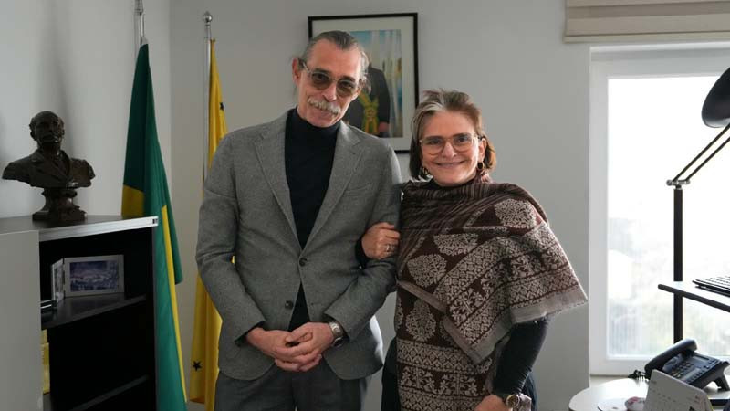 Erdal Beşikçioğlu Brezilya Büyükelçisi'ni Ziyaret Etti