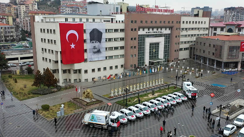 Keçiören Belediyesi'ne 15 Yeni Hizmet Aracı