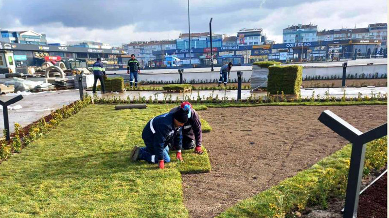Sincan Belediyesi'nden Çevreye Estetik Dokunuşlar