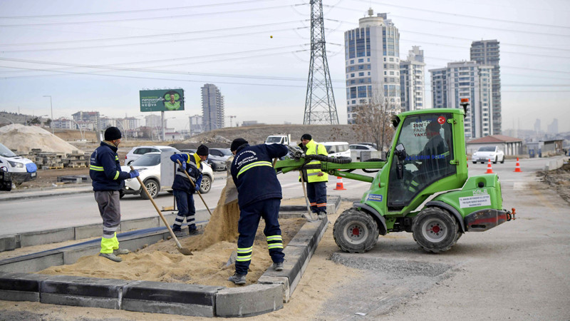 Yaşamkent'te Kavşak Düzenleme Çalışması Başladı