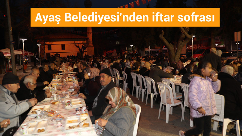 Yüzlerce Ayaşlı, İftar Sofrasında Buluştu