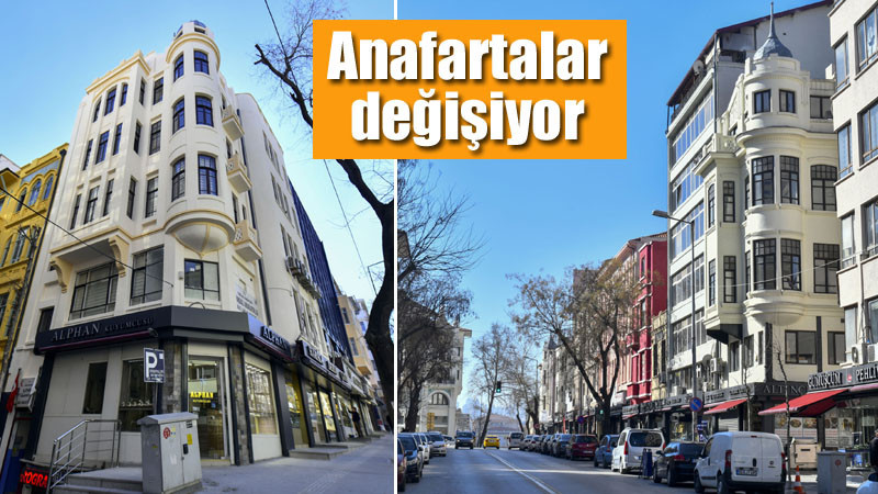 Anafartalar Caddesi'nde Tarihi Değişim
