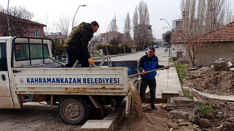 Kahramankazan'da Bakım Onarım Çalışmalarına Devam