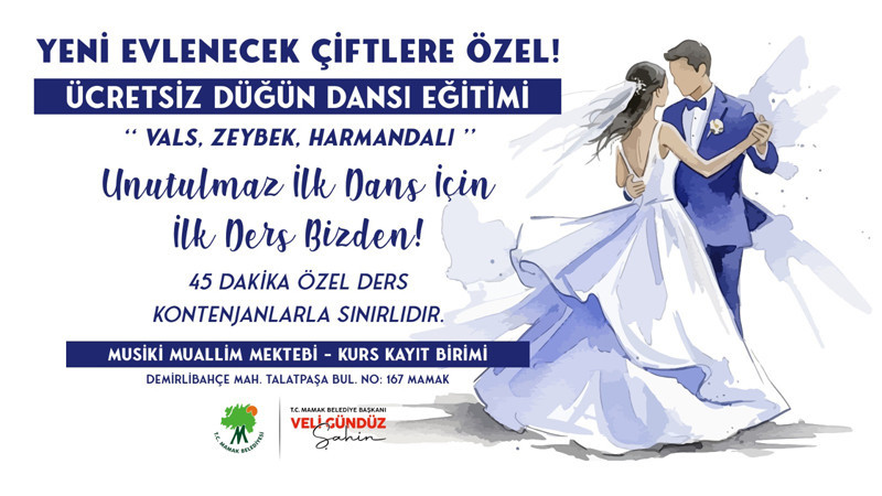 Mamak'ta Yeni Evlenecek Olanlara Dans Eğitimi