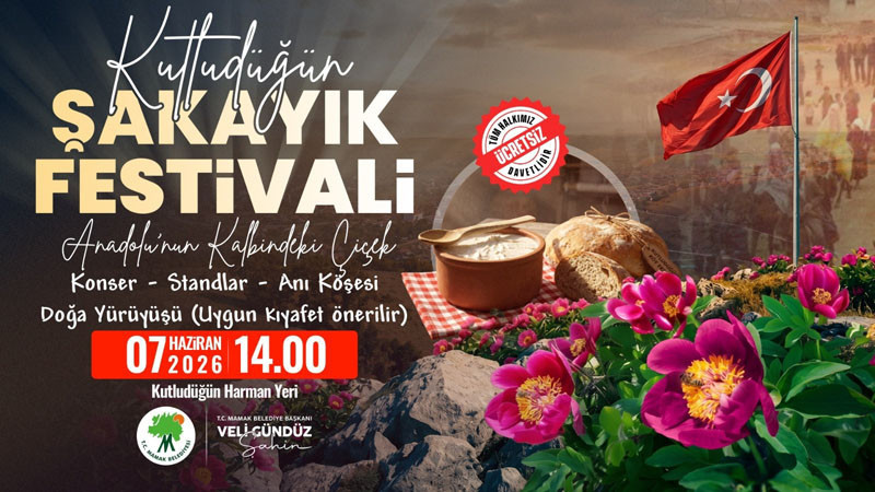 Mamak Kutludüğün'de Şakayık Festivali 