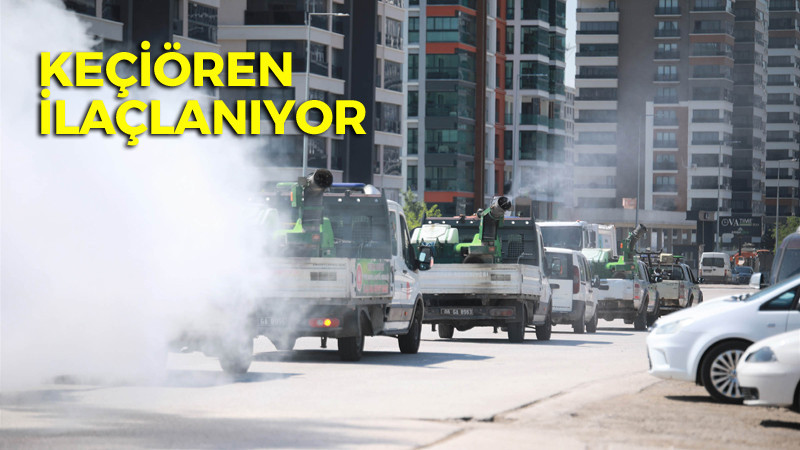 Keçiören'de İlaçlama Seferberliği