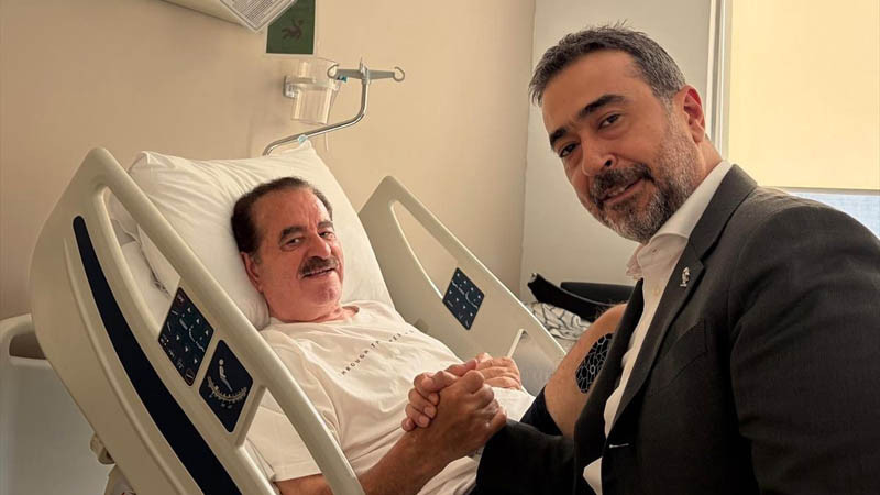 Hakan Han Özcan'dan İbrahim Tatlıses'e Geçmiş Olsun Ziyareti