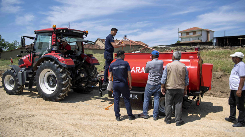 Ankara Büyükşehir'den 546 Yangın Söndürme Tankeri