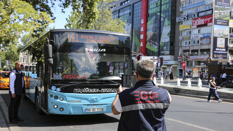 EGO'nun Toplu Taşımada Klima Denetimleri Arttı