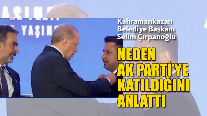 Selim Çırpanoğlu'ndan AK Parti Açıklaması