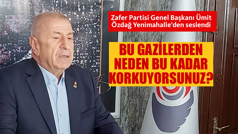 Ümit Özdağ Gaziler ve Şehit Aileleri Hakkında Konuştu