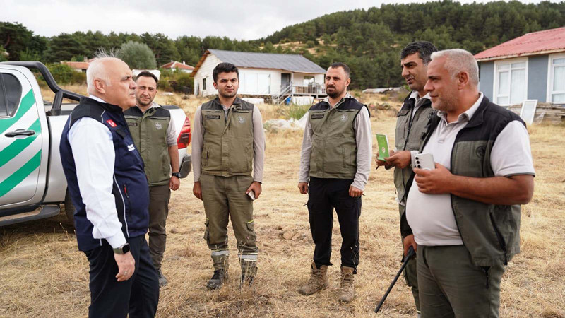 Süleyman Acar Yangın Bölgelerini İnceledi