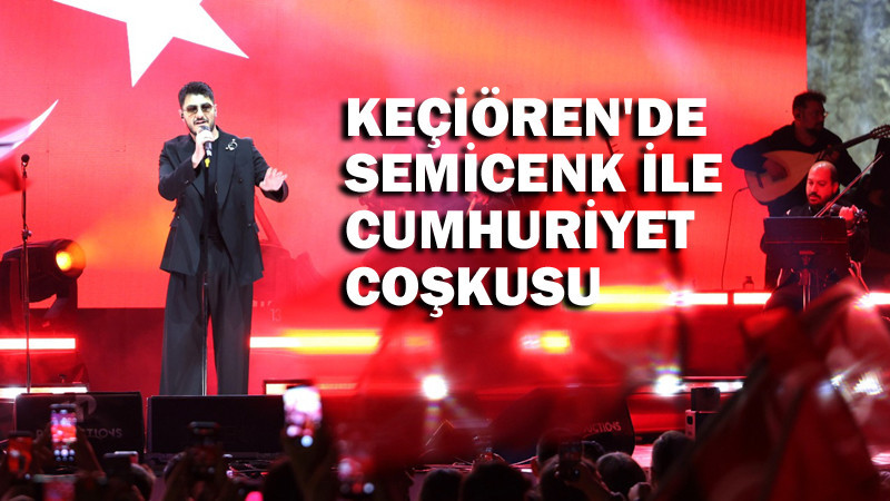 Semicenk Cumhuriyet Bayramı'nda Keçiörenlileri Coşturdu
