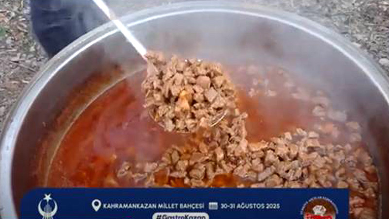Kahramankazan'da Kavurma ve Gastronomi Festivali