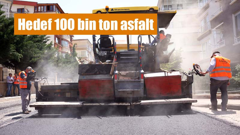 Çankaya'da Asfalt Seferberliği Başladı
