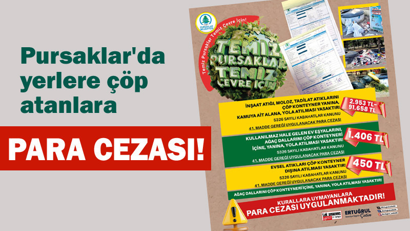 Pursaklar'da Kurallara Uymayanlara Para Cezası