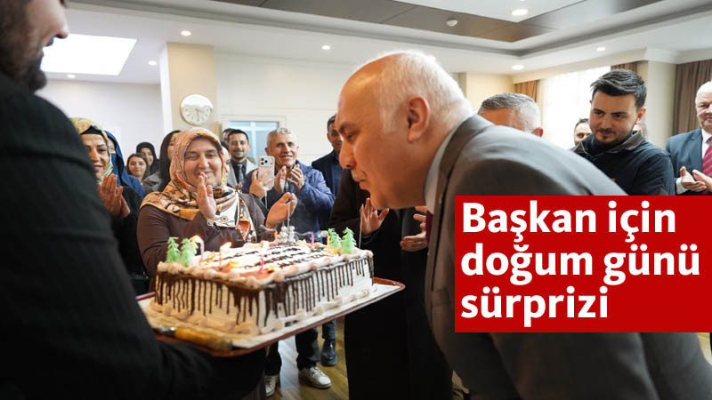 Kızılcahamam Belediyesi'nden Doğum Günü Sürprizi