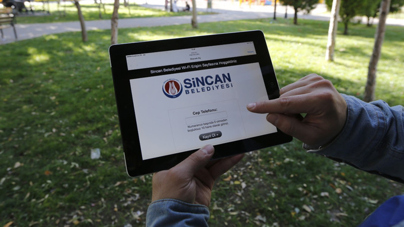 Sincan'da Ücretsiz Wi-Fi Saatleri Güncellendi