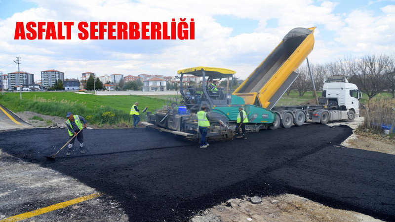Kahramankazan'da Asfalt Seferberliği Başladı