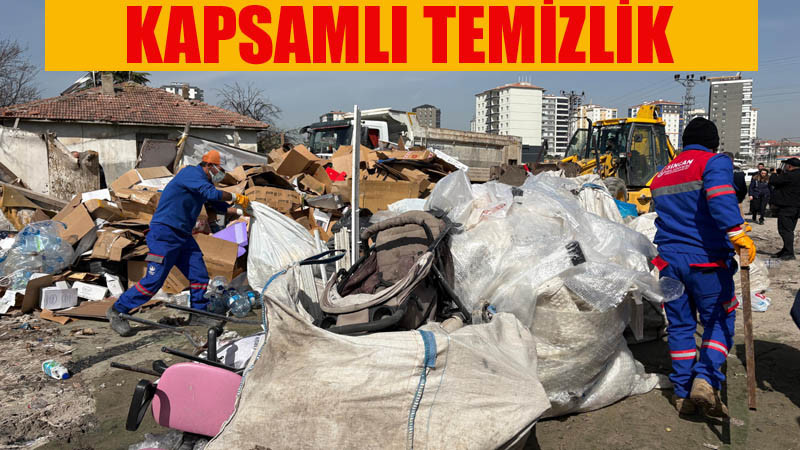 Sincan'da Tonlarca Atık Temizlendi