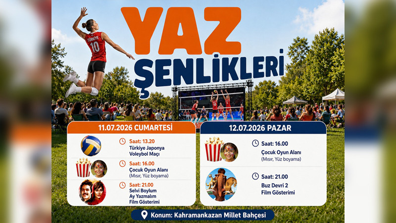 Kahramankazan'da Yaz Şenlikleri Başladı