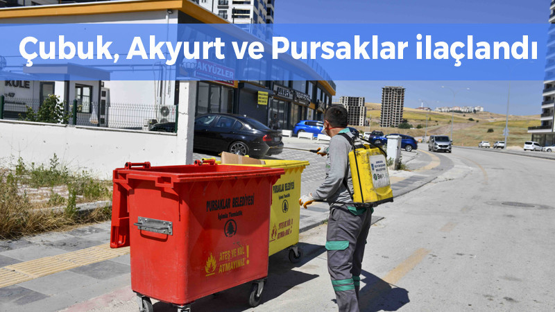 Ankara Büyükşehir'den Tepeden Tırnağa İlaçlama